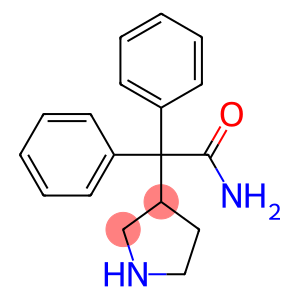 3-(1-Carbamoyl-1,1-diphenylmethyl)pyrrolidine