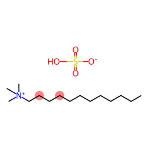 N,N,N-trimethyldodecan-1-aminium hydrogen sulfate