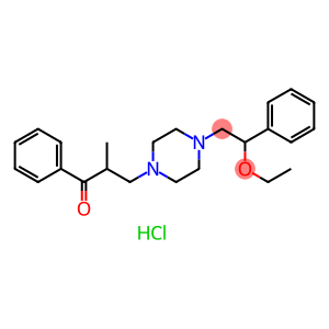 3-[4-(beta-ethoxyphenethyl)-1-piperazinyl]-2-methylpropiophenone dihydrochloride