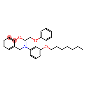 Benzenemethanamine, N-[3-(heptyloxy)phenyl]-2-(2-phenoxyethoxy)-