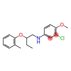 N-(3-Chloro-4-methoxyphenyl)-N-[2-(2-methylphenoxy)butyl]amine
