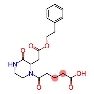 5-OXO-5-{3-OXO-2-[2-OXO-2-(PHENETHYLOXY)ETHYL]-1-PIPERAZINYL}PENTANOIC ACID