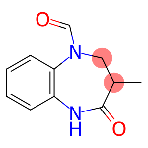 1H-1,5-BENZODIAZEPINE-1-CARBOXALDEHYDE, 2,3,4,5-TETRAHYDRO-3-METHYL-4-OXO-