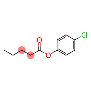 Pentanoic acid, 4-chlorophenyl ester