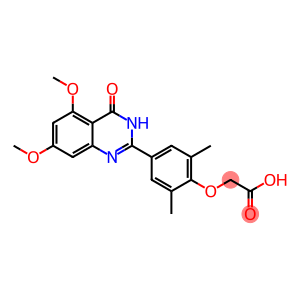 Acetic acid, 2-[4-(3,4-dihydro-5,7-dimethoxy-4-oxo-2-quinazolinyl)-2,6-dimethylphenoxy]-
