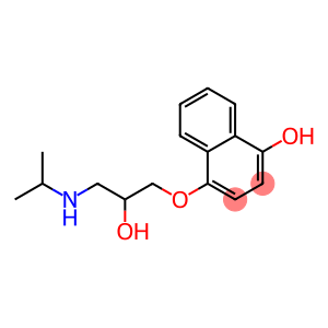 1-Naphthalenol, 4-[2-hydroxy-3-[(1-methylethyl)amino]propoxy]-