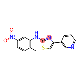 N-(2-Methyl-5-nitrophenyl)-4-(3-pyridyl)thiazol-2-amine