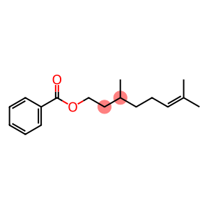3,7-dimethyl-6-octen-1-o benzoate