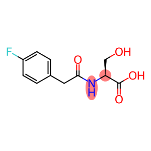 (2S)-2-[2-(4-fluorophenyl)acetamido]-3-hydroxypropanoic acid