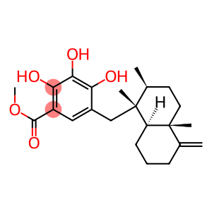5-[[(1R,8aα)-Decahydro-1β,2β,4aβ-trimethyl-5-methylenenaphthalen-1α-yl]methyl]-2,3,4-trihydroxybenzoic acid methyl ester