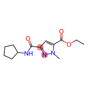 Ethyl 3-(cyclopentylcarbamoyl)-1-methyl-1h-pyrazole-5-carboxylate