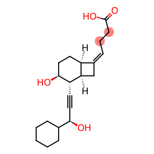 Butanoic acid, 4-[(1R,2R,3S,6R)-2-[(3S)-3-cyclohexyl-3-hydroxy-1-propyn-1-yl]-3-hydroxybicyclo[4.2.0]oct-7-ylidene]-, (4Z)-