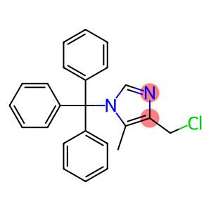 4-(Chloromethyl)-5-methyl-1-(triphenylmethyl)-1H-imidazole