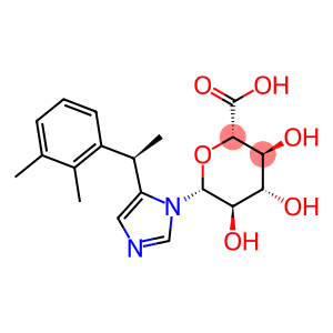 1-脱氧-1-[5-[(1R)-1-(2,3-二甲基苯基)乙基]-1H-咪唑-1-基]-BETA-D-吡喃葡萄糖醛酸