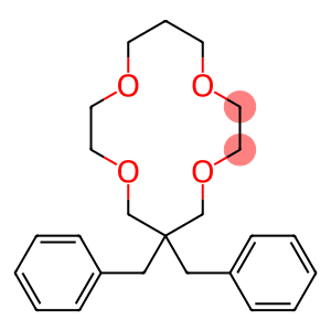 1,4,8,11-Tetraoxacyclotetradecane, 6,6-bis(phenylmethyl)-