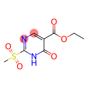 5-Pyrimidinecarboxylic acid, 1,6-dihydro-2-(methylsulfonyl)-6-oxo-, ethyl ester