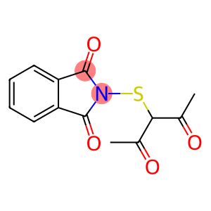 2-[1(1-Acetyl-2-oxopropyl)thio]-1H-isoindole-1,3(2H)-dione