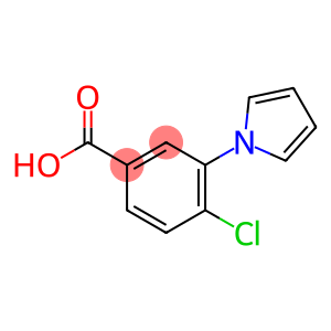 4-chloro-3-(1H-pyrrol-1-yl)benzoic acid
