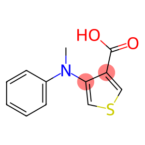 4-(methyl-phenyl-amino)thiophene-3-carboxylic acid