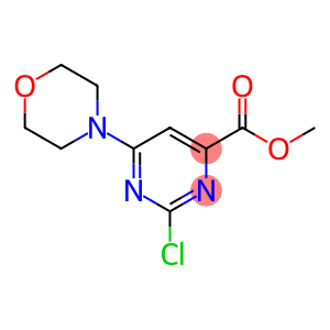 4-Pyrimidinecarboxylic acid, 2-chloro-6-(4-morpholinyl)-, methyl ester