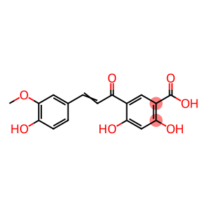 Benzoic acid, 2,4-dihydroxy-5-[3-(4-hydroxy-3-methoxyphenyl)-1-oxo-2-propen-1-yl]-