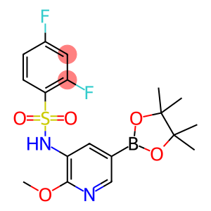 3-(2,4-Difluorophenylsulfonylamino)-2-methoxypyridine-5-boronic acid pinacol ester