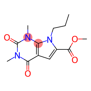 1,3-二甲基-2,4-二氧-7-丙基-2,3,4,7-四氢-1H-吡咯[2,3-D]嘧啶-6-羧酸甲酯,96%