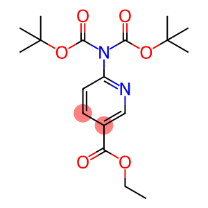 Ethyl 6-(bis-tert-butoxycarbonyl)aminonicotinate