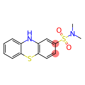 N,N-dimethylphenothiazine-2-sulphonamide