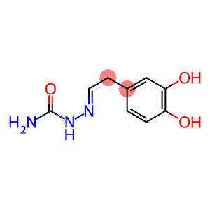Acetaldehyde, (3,4-dihydroxyphenyl)-, semicarbazone (6CI)