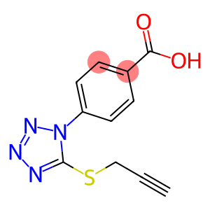 Benzoic acid, 4-[5-(2-propyn-1-ylthio)-1H-tetrazol-1-yl]-