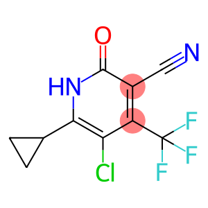 5-chloro-6-cyclopropyl-2-hydroxy-4-(trifluoromethyl)nicotinonitrile