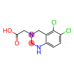3(2H)-Quinazolineacetic acid, 5,6-dichloro-1,4-dihydro-