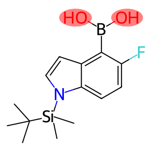 [1-(tert-butyl-dimethyl-silanyl)-5-fluoro-1H-indol-4-yl]boronic acid