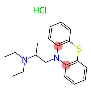 N-(2-diethylaminopropyl)-phenothiazine hydrochloride