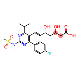 monocalcium mono((3R,5R,E)-7-(4-(4-fluorophenyl)-6-isopropyl-2-(N-methylmethylsulfonamido)pyrimidin-5-yl)-3,5-dihydroxyhept-6-enoate)