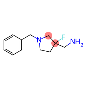 3-Pyrrolidinemethanamine, 3-fluoro-1-(phenylmethyl)-