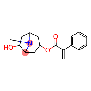 6-hydroxy-8-methyl-8-aza-bicyclo(3.2.1)octan-3-y1 2-phenylacrylate
