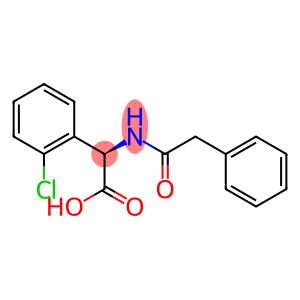 (2R)-(2-Chlorophenyl)[(phenylacetyl)amino]acetic acid