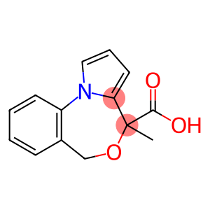 4-Methyl-4H,6H-pyrrolo[1,2-a][4,1]-benzoxazepine-4-carboxylic acid