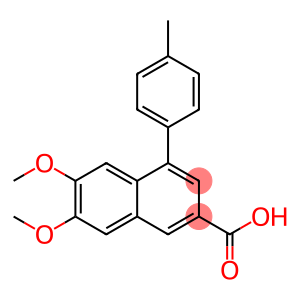 2-Naphthalenecarboxylic acid, 6,7-dimethoxy-4-(4-methylphenyl)-