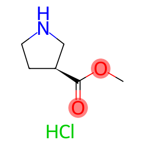 3-Pyrrolidinecarboxylic acid, Methyl ester, hydrochloride, (3S)-