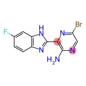5-Bromo-3-(6-fluoro-1H-benzimidazol-2-yl)-2-pyrazinamine