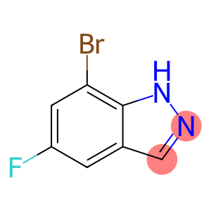 1H-Indazole, 7-bromo-5-fluoro-