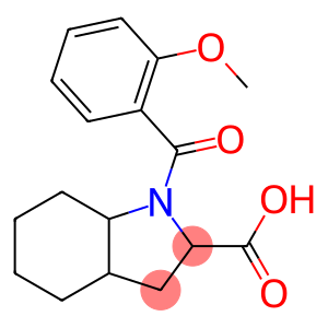 1H-Indole-2-carboxylic acid, octahydro-1-(2-methoxybenzoyl)-