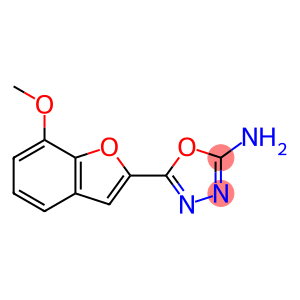 5-(7-methoxy-1-benzofuran-2-yl)-1,3,4-oxadiazol-2-amine