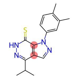 1-(3,4-dimethylphenyl)-4-isopropyl-1H-pyrazolo[3,4-d]pyridazine-7-thiol