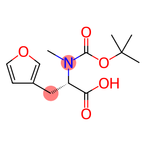 (S)-2-((tert-butoxycarbonyl)(methyl)amino)-3-(furan-3-yl)propanoic acid