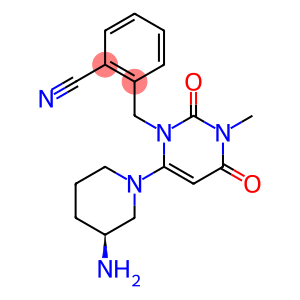 2-[[6-[(3S)-3-aminopiperidin-1-yl]-3-methyl-2,4-dioxopyrimidin-1-yl]methyl]benzonitrile