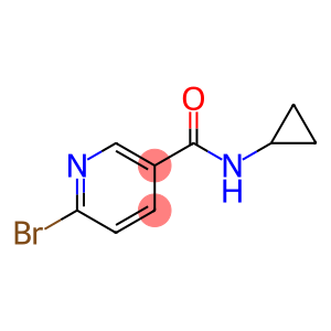 3-Pyridinecarboxamide, 6-bromo-N-cyclopropyl-